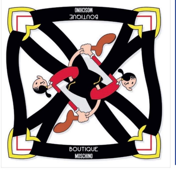 MOSCHINO
Silk Printed Square Olive Oyl
Scarf [3558 M1816] - Picture 1 of 4